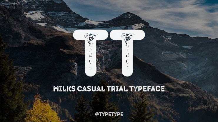 TT Milks Casual Trial Font Family