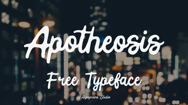 Apotheosis Free Font