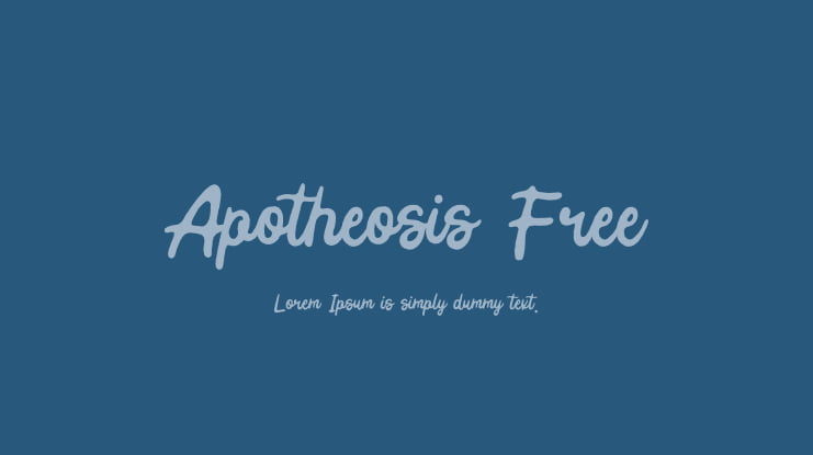 Apotheosis Free Font