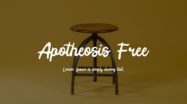 Apotheosis Free Font