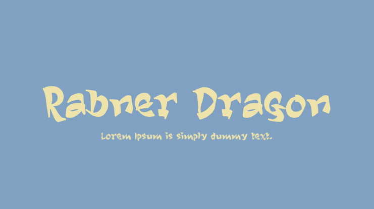 Rabner Dragon Font