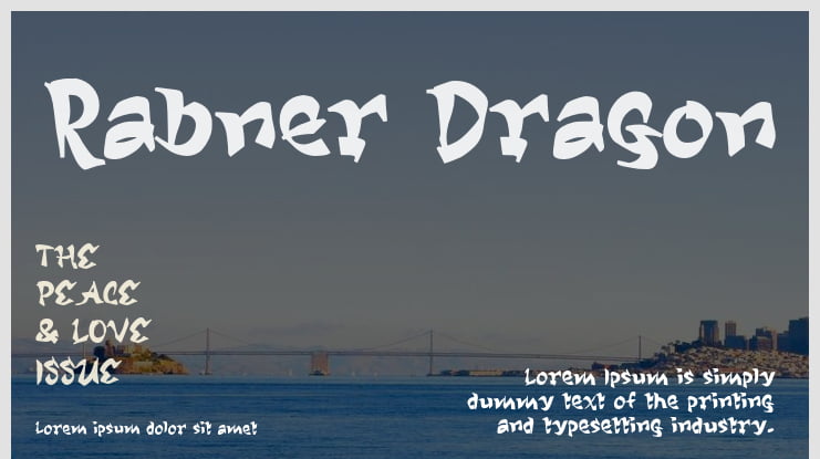 Rabner Dragon Font