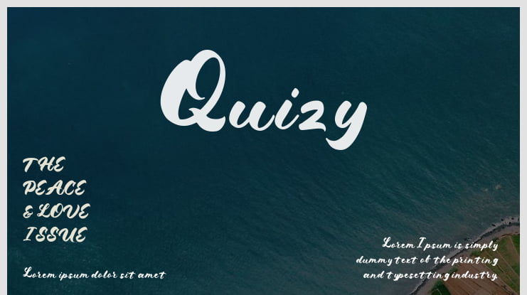 Quizy Font