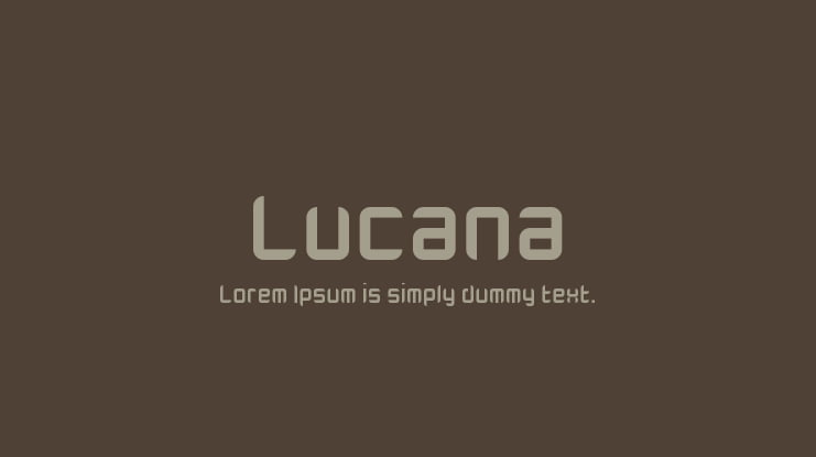 Lucana Font