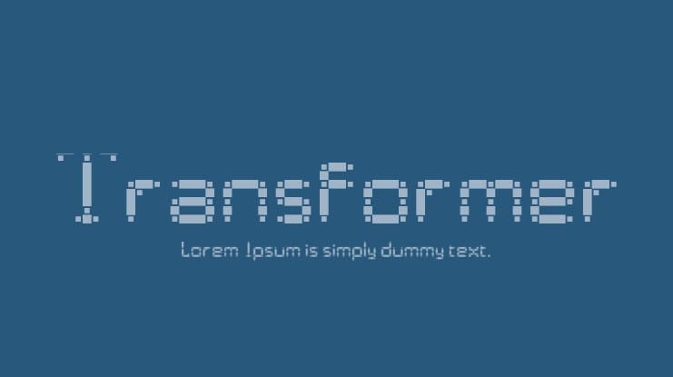 Transformer Font