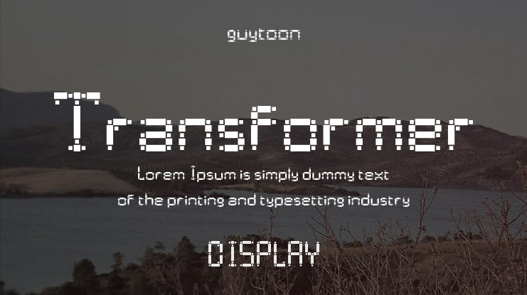 Transformer Font