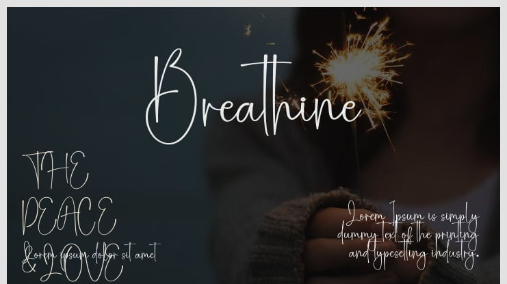 Breathine Font