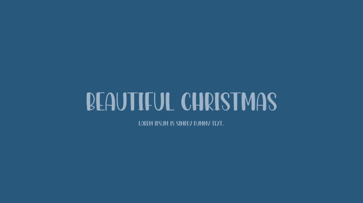 Beautiful Christmas Font