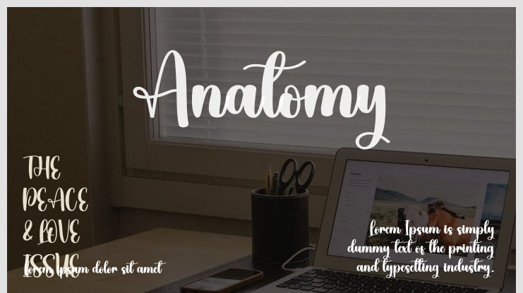 Anatomy Font