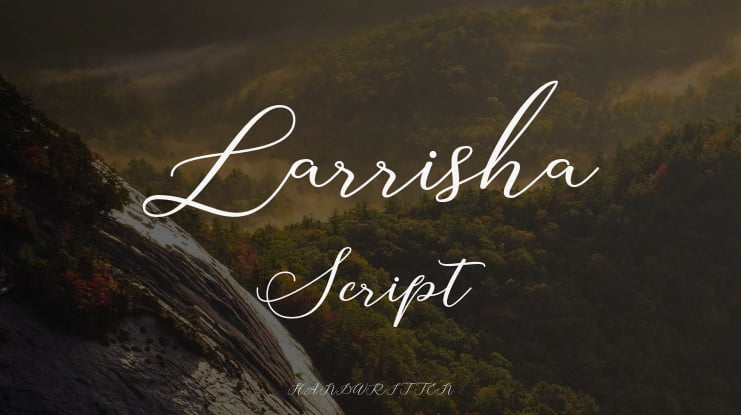 Larrisha Script Font