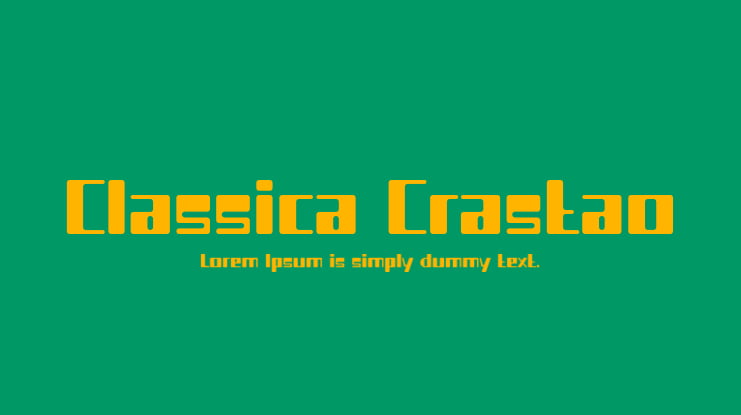 Classica Crastao Font