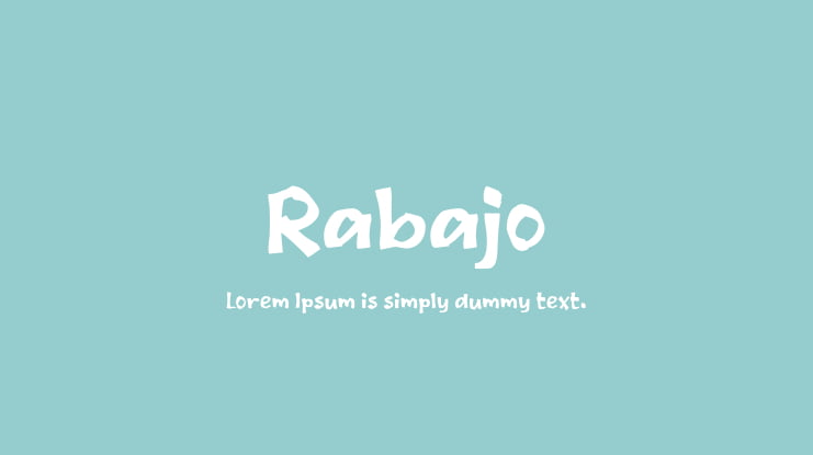 Rabajo Font