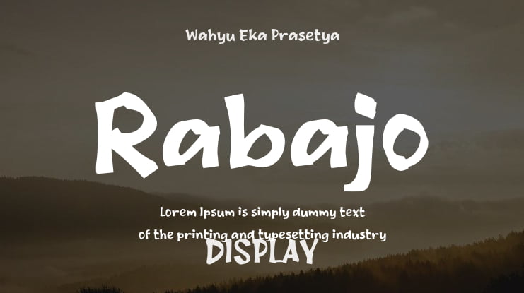 Rabajo Font