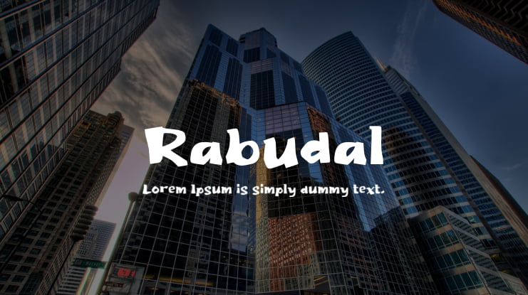 Rabudal Font