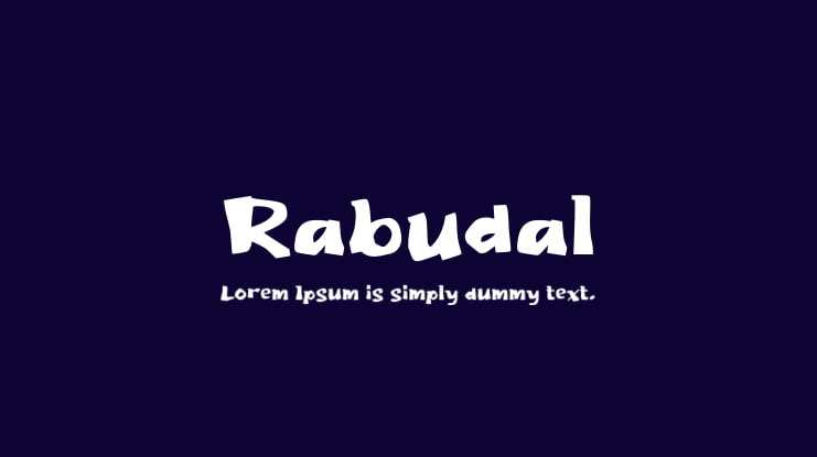 Rabudal Font