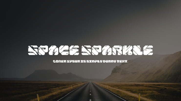 Space Sparkle Font Family