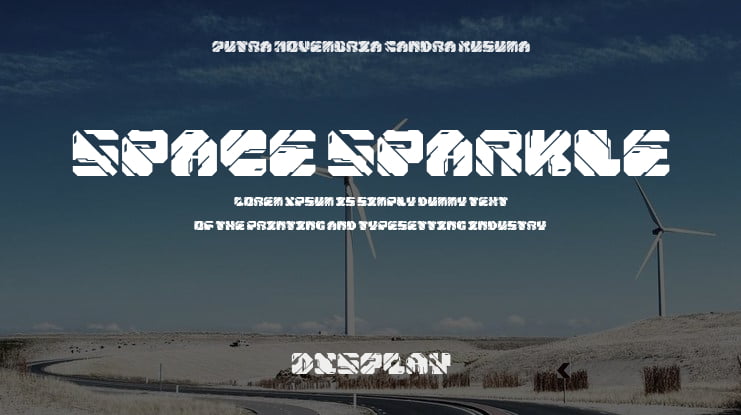 Space Sparkle Font Family