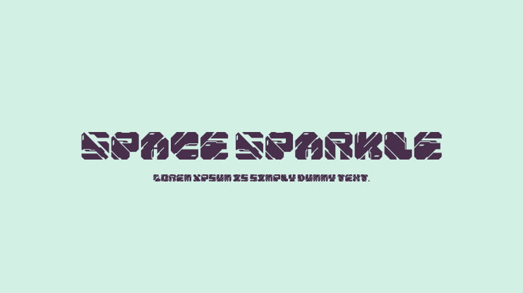 Space Sparkle Font Family