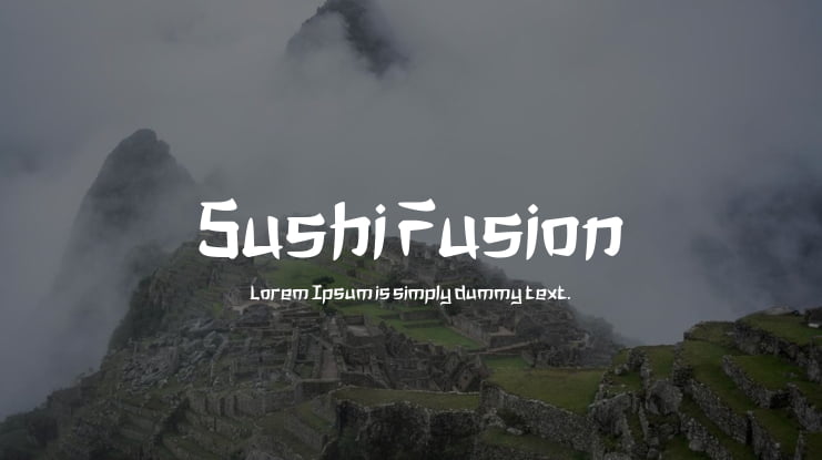 Sushi Fusion Font Family