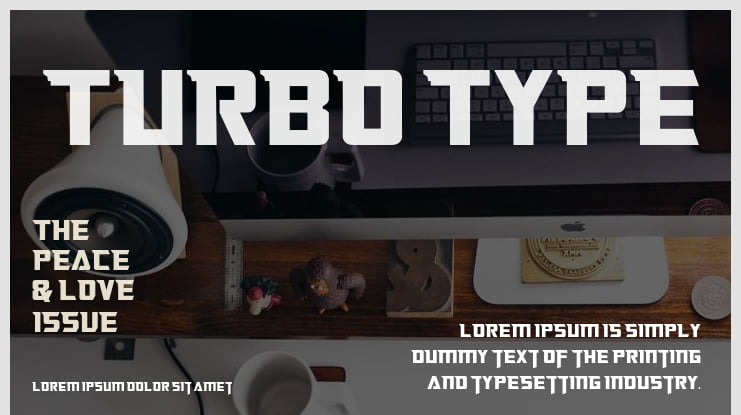 Turbo Type Font Family