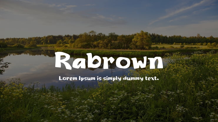 Rabrown Font