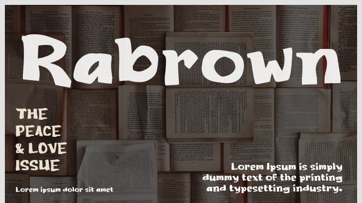 Rabrown Font