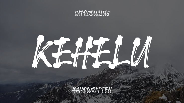 Keheln Font