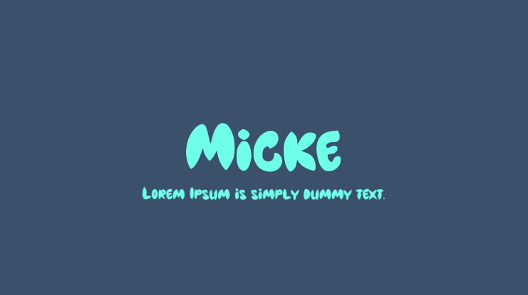 Micke Font