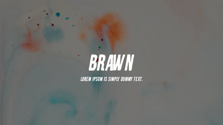 Brawn Font