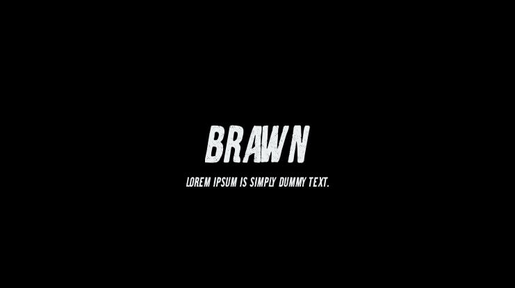 Brawn Font