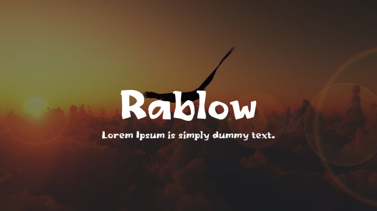 Rablow Font