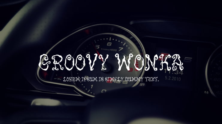 Groovy Wonka Font