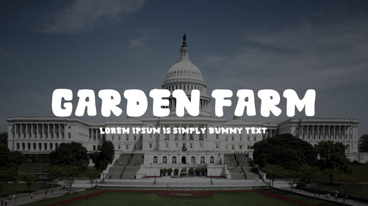 Garden Farm Font