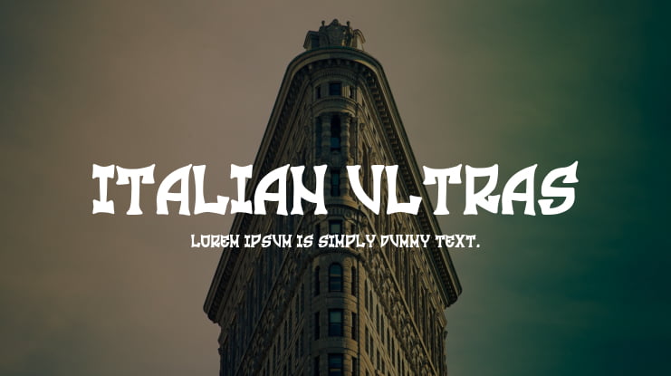 Italian Ultras Font