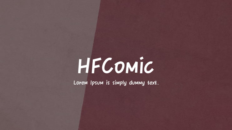 HFComic Font