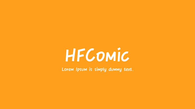 HFComic Font