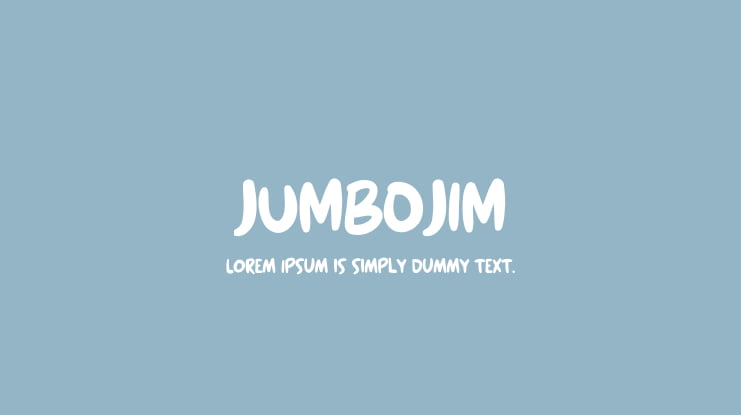 JUMBOJIM Font