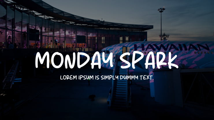 Monday Spark Font