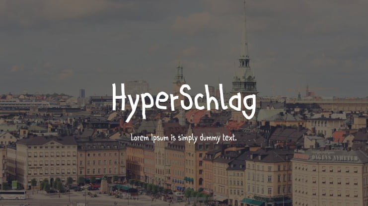 HyperSchlag Font Family