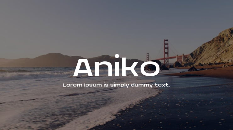 Aniko Font Family