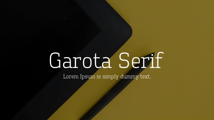 Garota Serif Font Family