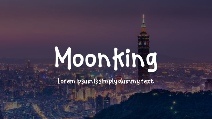 Moonking Font