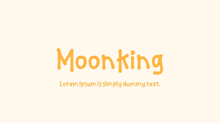 Moonking Font