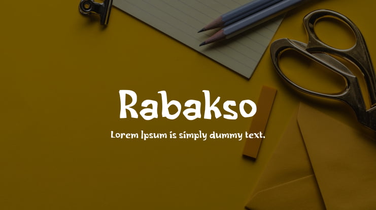 Rabakso Font