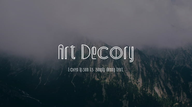 Art Decory Font