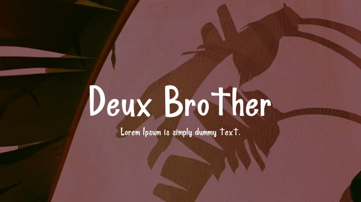 Deux Brother Font Family