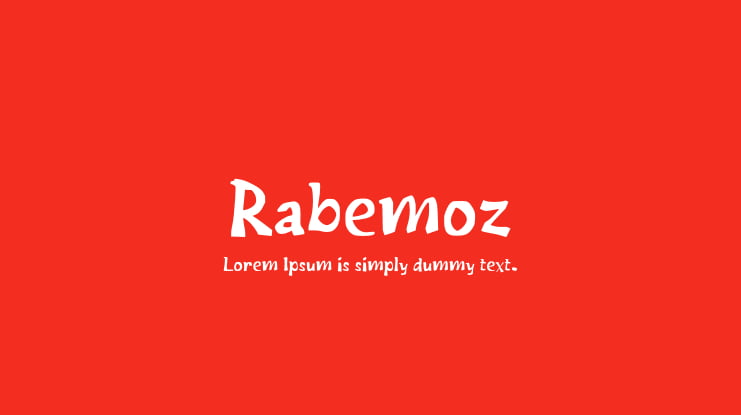 Rabemoz Font