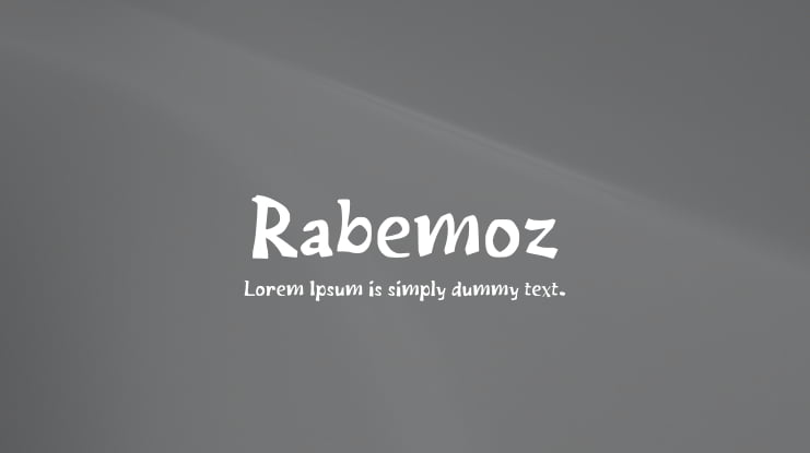 Rabemoz Font