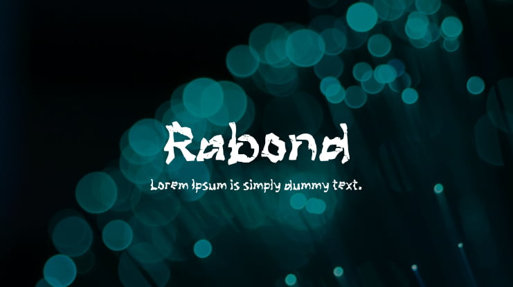 Rabond Font