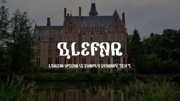 Qlefar Font